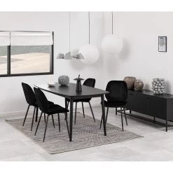 Loftscape Chaises capitonnées Kerang II (lot de 2) - Velours / Fer - Noir 16 Loftscape Chaises capitonnées Kerang II (lot de 2) - Velours / Fer - Noir -Chaises Soldes 2022 1000319609 220128 1257140021 MOOD DETAILS P000000001000319609 mood