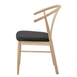 Loftscape Chaises Porras I (lot de 2) - Noir / Imitation chêne clair -Chaises Soldes 2022 1000319611 220128 1257150040 DETAILS P000000001000319611