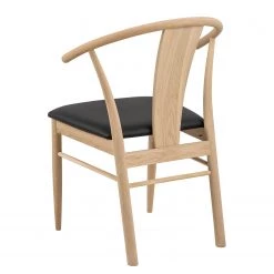 Loftscape Chaises Porras I (lot de 2) - Noir / Imitation chêne clair -Chaises Soldes 2022 1000319611 220128 1257150050 DETAILS P000000001000319611