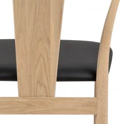 Loftscape Chaises Porras I (lot de 2) - Noir / Imitation chêne clair -Chaises Soldes 2022 1000319611 220128 1257150070 DETAILS P000000001000319611