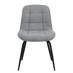 Loftscape Chaises capitonnées Oline (lot de 2) - Tissu / Fer - Gris clair / Noir 14 Loftscape Chaises capitonnées Oline (lot de 2) - Tissu / Fer - Gris clair / Noir -Chaises Soldes 2022 1000319618 220128 1257180030 DETAILS P000000001000319618