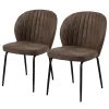 Loftscape Chaises capitonnées Koppal I (lot de 2) - Marron foncé vintage -Chaises Soldes 2022 1000319626 220128 1257210010 IMAGE P000000001000319626