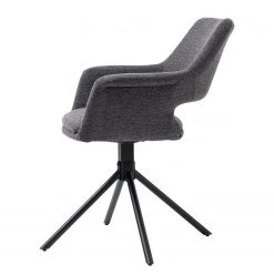 Loftscape Chaise à accoudoirs Keldur II (lot de 2) - Tissu / Acier - Gris / Noir 11 Loftscape Chaise à accoudoirs Keldur II (lot de 2) - Tissu / Acier - Gris / Noir -Chaises Soldes 2022 1000329354 220203 16142000035 DETAILS P000000001000329354