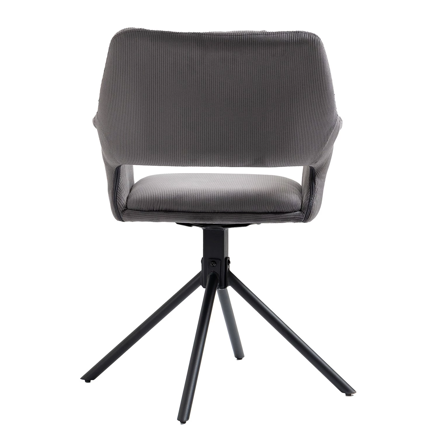 Loftscape Chaises à accoudoirs Keldur I (lot de 2) - Corde / Acier - Gris / Noir 7 Loftscape Chaises à accoudoirs Keldur I (lot de 2) - Corde / Acier - Gris / Noir – Image 5