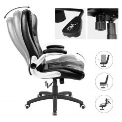 Loftscape Fauteuil de bureau Modan XXL - Imitation cuir / Nylon - Noir / Argenté 13 Loftscape Fauteuil de bureau Modan XXL - Imitation cuir / Nylon - Noir / Argenté -Chaises Soldes 2022 1000330260 220204 1334440040 DETAILS P000000001000330260