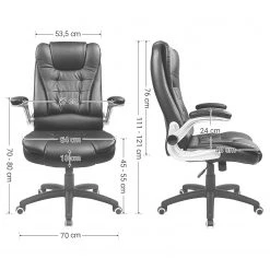 Loftscape Fauteuil de bureau Modan XXL - Imitation cuir / Nylon - Noir / Argenté 15 Loftscape Fauteuil de bureau Modan XXL - Imitation cuir / Nylon - Noir / Argenté -Chaises Soldes 2022 1000330260 220204 13344400500 SKETCH DETAILS P000000001000330260 sketch