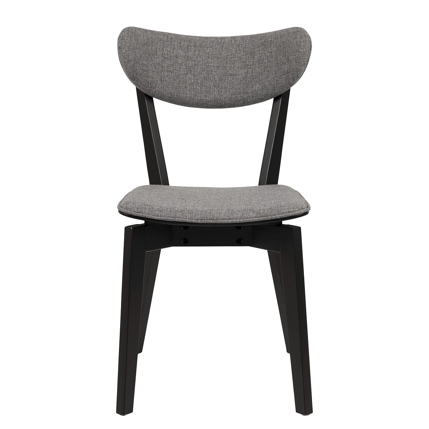 Loftscape Chaises Rigby II (lot de 2) - Tissu / Hévéa massif - Gris / Noir 14 Loftscape Chaises Rigby II (lot de 2) - Tissu / Hévéa massif - Gris / Noir – Image 12