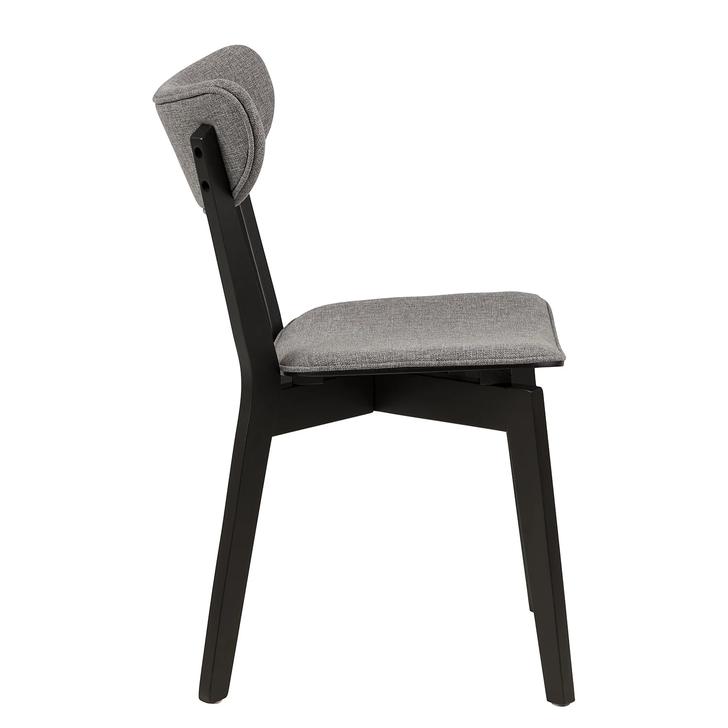 Loftscape Chaises Rigby II (lot de 2) - Tissu / Hévéa massif - Gris / Noir 15 Loftscape Chaises Rigby II (lot de 2) - Tissu / Hévéa massif - Gris / Noir – Image 13