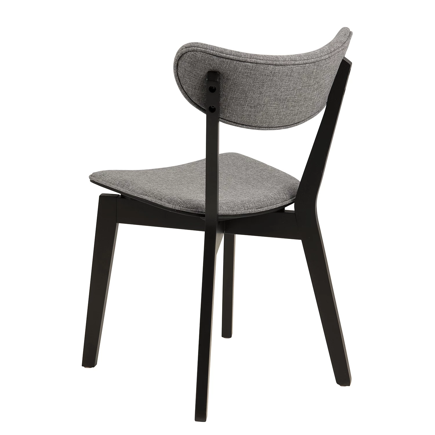 Loftscape Chaises Rigby II (lot de 2) - Tissu / Hévéa massif - Gris / Noir 17 Loftscape Chaises Rigby II (lot de 2) - Tissu / Hévéa massif - Gris / Noir – Image 15