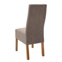 Norrwood Chaises capitonnées Reedy (lot de 2) - Cappuccino - Chêne clair -Chaises Soldes 2022 1000335563 220317 040 DETAILS P000000001000335563