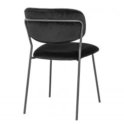 Loftscape Chaises capitonnées Muel II (lot de 2) - Velours / Acier - Noir / Anthracite 9 Loftscape Chaises capitonnées Muel II (lot de 2) - Velours / Acier - Noir / Anthracite -Chaises Soldes 2022 1000336494 220223 032 DETAILS P000000001000336494