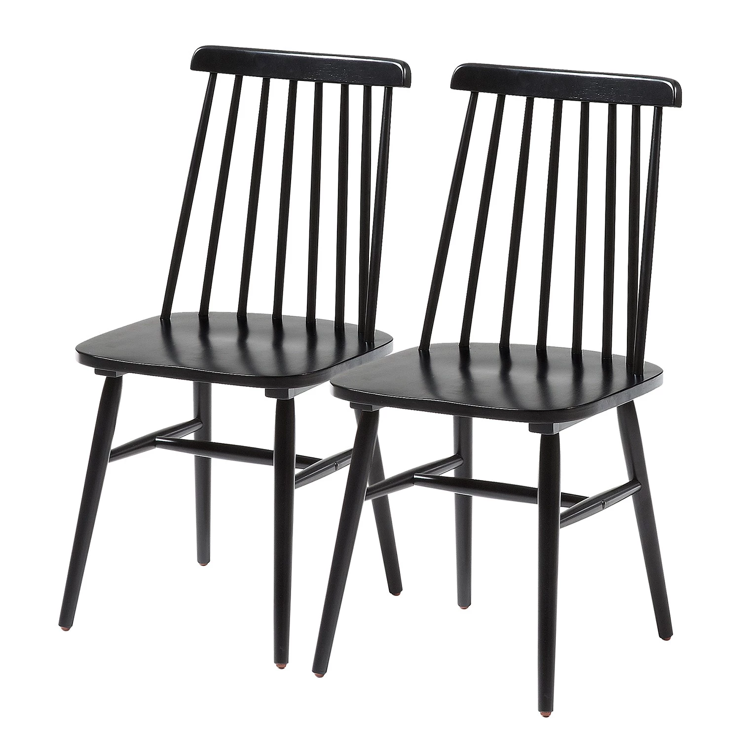 Mørteens Chaises Tara (lot de 2) - Noir 3 Mørteens Chaises Tara (lot de 2) - Noir