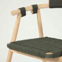 Loftscape Chaises à accoudoirs Puras (lot de 2) - Vert olive foncé -Chaises Soldes 2022 1000340202 220414 040 DETAILS P000000001000340202