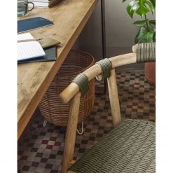 Loftscape Chaises à accoudoirs Puras (lot de 2) - Vert olive foncé -Chaises Soldes 2022 1000340202 220414 065 DETAILS P000000001000340202