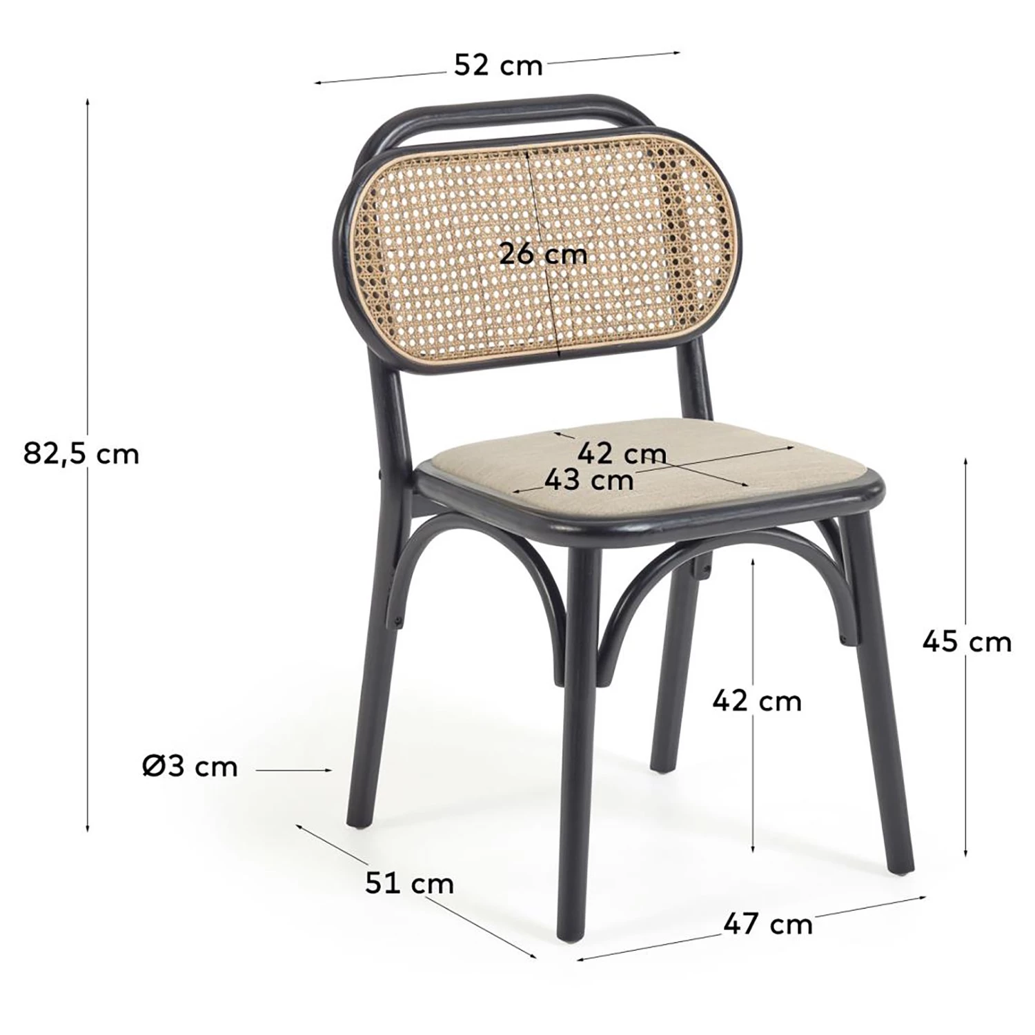 Chaises Porlo (lot de 2) - Orme 12 Chaises Porlo (lot de 2) - Orme – Image 10