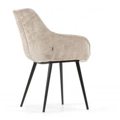 Loftscape Chaises à accoudoirs Sophie (lot de 2) - Blanc ivoire -Chaises Soldes 2022 1000340230 220414 036 DETAILS P000000001000340230