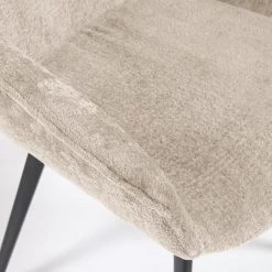 Loftscape Chaises à accoudoirs Sophie (lot de 2) - Blanc ivoire -Chaises Soldes 2022 1000340230 220414 050 DETAILS P000000001000340230