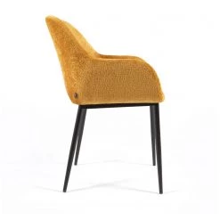 Loftscape Chaises accoudoirs Kusamo III (lot de 2) - Jaune doré -Chaises Soldes 2022 1000340254 220414 035 DETAILS P000000001000340254