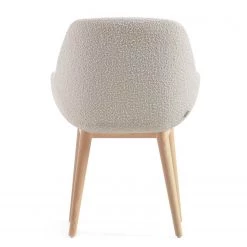 Loftscape Chaises à accoudoirs Kusamo V (lot de 4) - Tissu structuré - Blanc / Frêne 22 Loftscape Chaises à accoudoirs Kusamo V (lot de 4) - Tissu structuré - Blanc / Frêne -Chaises Soldes 2022 1000340256 220414 040 DETAILS P000000001000340256