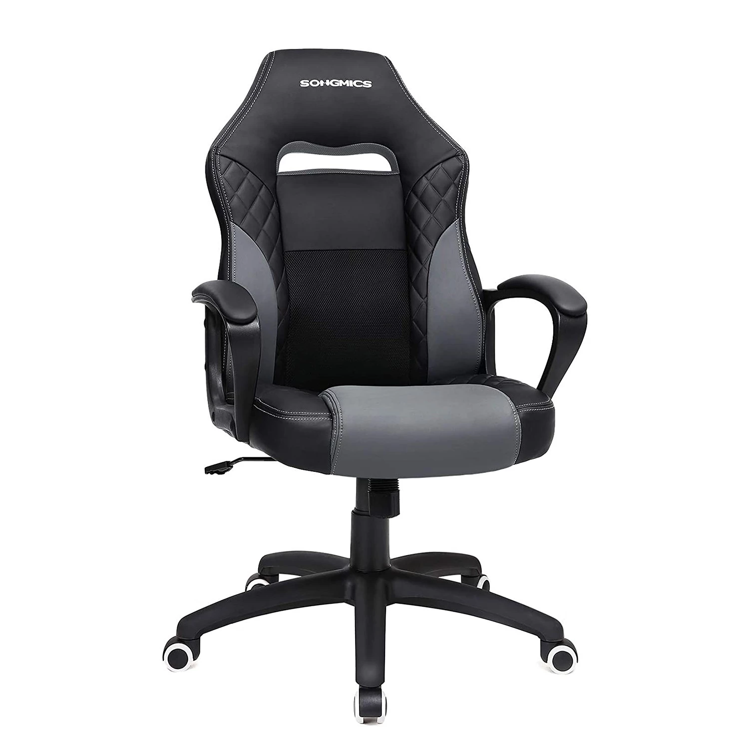 Fredriks Chaise de bureau Save - Imitation cuir / Matière plastique - Noir / Gris 3 Fredriks Chaise de bureau Save - Imitation cuir / Matière plastique - Noir / Gris