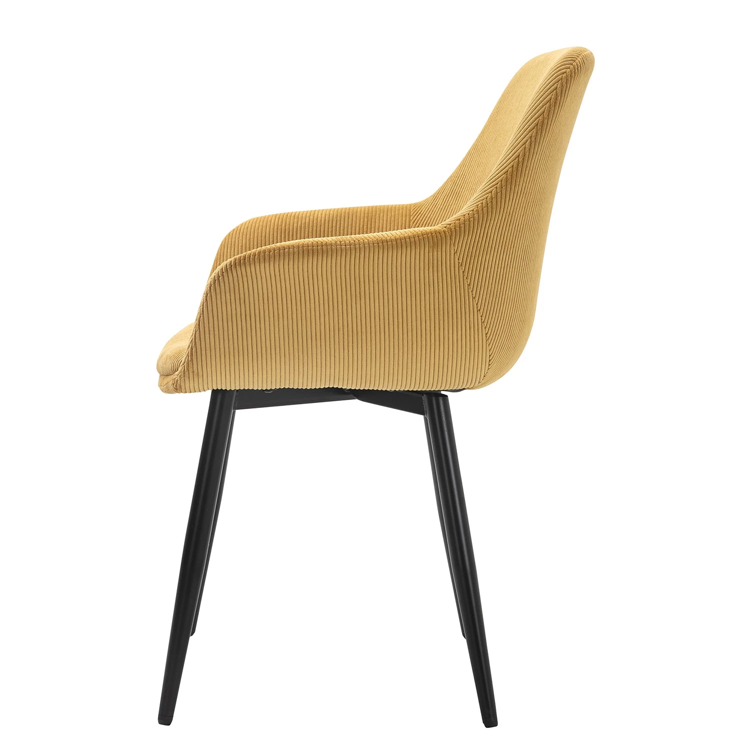 Loftscape Chaises à accoudoirs Morgedal (lot de 2) - Jaune melon 5 Loftscape Chaises à accoudoirs Morgedal (lot de 2) - Jaune melon – Image 3