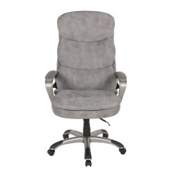 Duo Collection Fauteuil de direction Frederik - Microfibre / Nylon - Gris / Noir