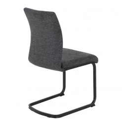 Red Living Chaises cantilever Playa II (lot de 2) - Tissu / Acier - Gris / Noir 12 Red Living Chaises cantilever Playa II (lot de 2) - Tissu / Acier - Gris / Noir -Chaises Soldes 2022 1000343826 220406 040 DETAILS P000000001000343826