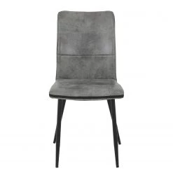 Red Living Chaises capitonnées Plemy (lot de 2) - Gris -Chaises Soldes 2022 1000343830 220406 030 DETAILS P000000001000343830