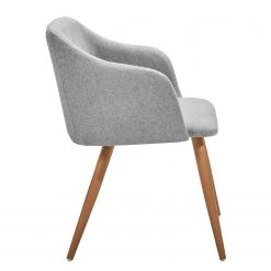 Butlers Chaise à accoudoirs ROCK'N'SOUL - Acier / Polyester - Gris -Chaises Soldes 2022 1000343953 220406 040 DETAILS P000000001000343953