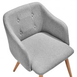 Butlers Chaise à accoudoirs ROCK'N'SOUL - Acier / Polyester - Gris -Chaises Soldes 2022 1000343953 220406 060 DETAILS P000000001000343953