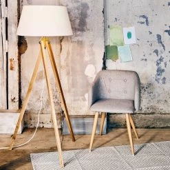 Butlers Chaises ROCK'N'SOUL (lot de 2) - Acier / Polyester - Gris -Chaises Soldes 2022 1000343991 220406 021 MOOD DETAILS P000000001000343991 mood