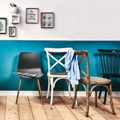 Butlers Chaises CROSS COUNTRY (lot de 2) - Bois d’orme / Rotin - Blanc -Chaises Soldes 2022 1000343992 220406 021 MOOD DETAILS P000000001000343992 mood