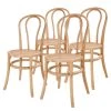 Butlers Chaises WIENER MELANGE (lot de 4) - Bois d’orme / Rotin - Naturel -Chaises Soldes 2022 1000344072 220406 010 IMAGE P000000001000344072