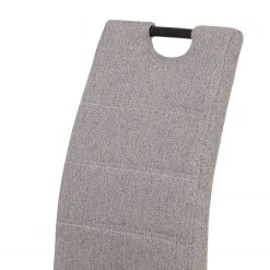 Loftscape Chaise cantilever La Paz III - Tissu / Métal - Noir - Gris - Lot de 4 -Chaises Soldes 2022 1000352411 220610 080 DETAILS P000000001000352411