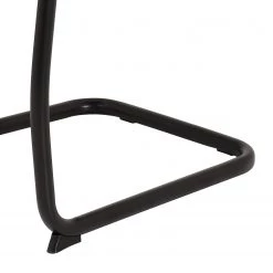 Loftscape Chaise cantilever La Paz III - Tissu / Métal - Noir - Gris - Lot de 4 -Chaises Soldes 2022 1000352411 220610 082 DETAILS P000000001000352411