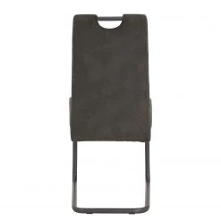 Loftscape Chaise cantilever Frenois - Microfibre / Acier - Anthracite - Lot de 4 19 Loftscape Chaise cantilever Frenois - Microfibre / Acier - Anthracite - Lot de 4 -Chaises Soldes 2022 1000352416 220610 070 DETAILS P000000001000352416