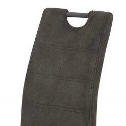 Loftscape Chaise cantilever Frenois - Microfibre / Acier - Anthracite - Lot de 4 20 Loftscape Chaise cantilever Frenois - Microfibre / Acier - Anthracite - Lot de 4 -Chaises Soldes 2022 1000352416 220610 080 DETAILS P000000001000352416