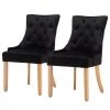 Loftscape Chaises capitonnées Thrall (lot de 2) - Noir -Chaises Soldes 2022 1000356844 220615 010 IMAGE P000000001000356844