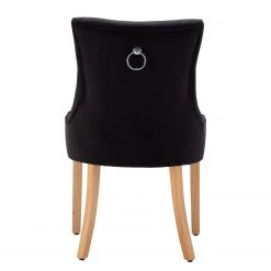 Loftscape Chaises capitonnées Thrall (lot de 2) - Noir -Chaises Soldes 2022 1000356844 220615 040 DETAILS P000000001000356844