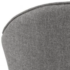 Loftscape Chaise à accoudoirs Chamby II - Tissu / Fer - Gris clair / Noir -Chaises Soldes 2022 1000357415 220621 095 DETAILS P000000001000357415