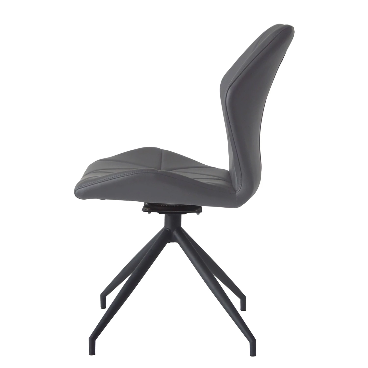 Loftscape Chaises capitonnées Frontera (lot de 2) - Gris 5 Loftscape Chaises capitonnées Frontera (lot de 2) - Gris – Image 3