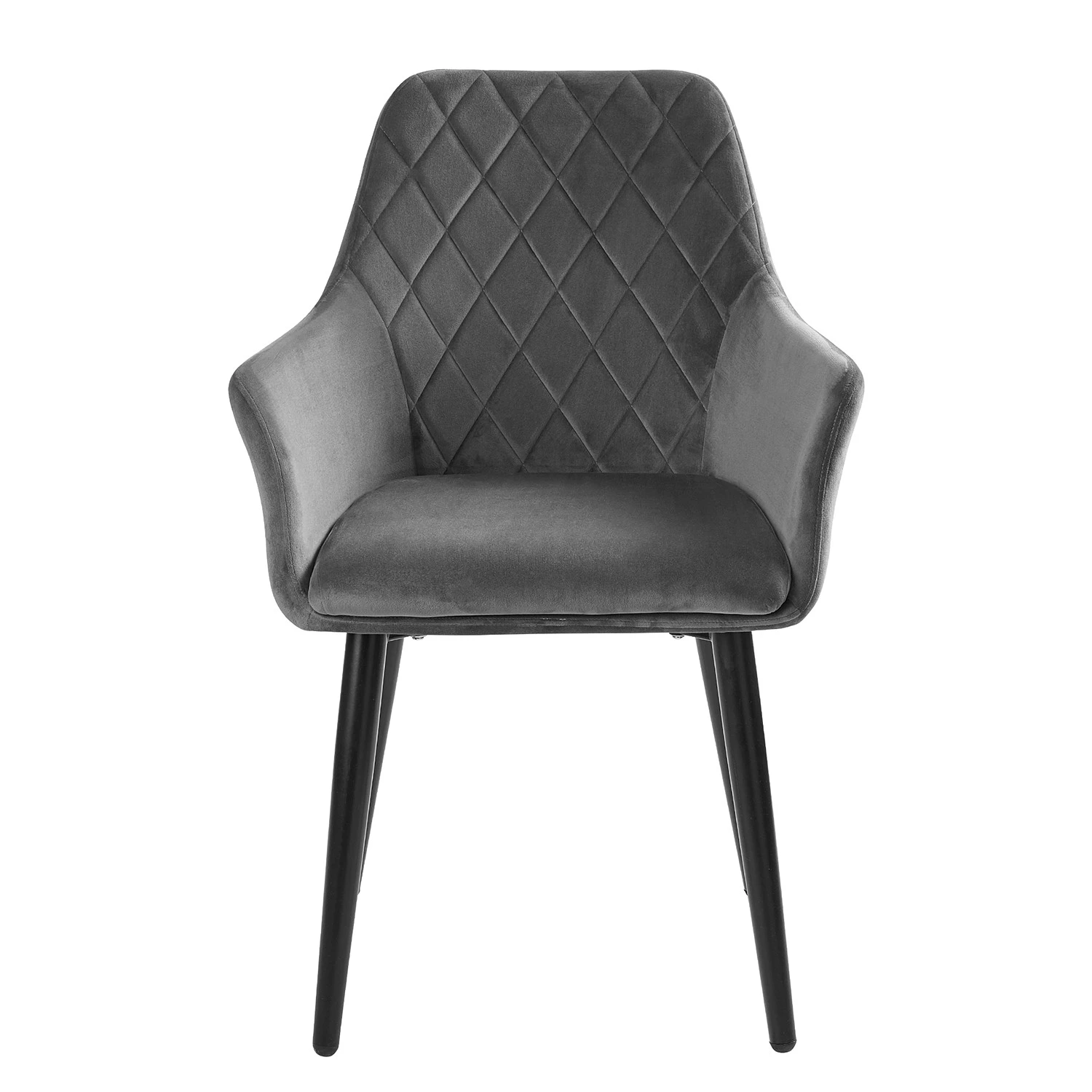 Butlers Chaise VELVET - Acier inoxydable / Velours - Gris 7 Butlers Chaise VELVET - Acier inoxydable / Velours - Gris – Image 5