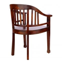 Butlers Chaise HOPKINS - Acacia / Manguier - Marron foncé -Chaises Soldes 2022 1000365707 220728 050 DETAILS P000000001000365707