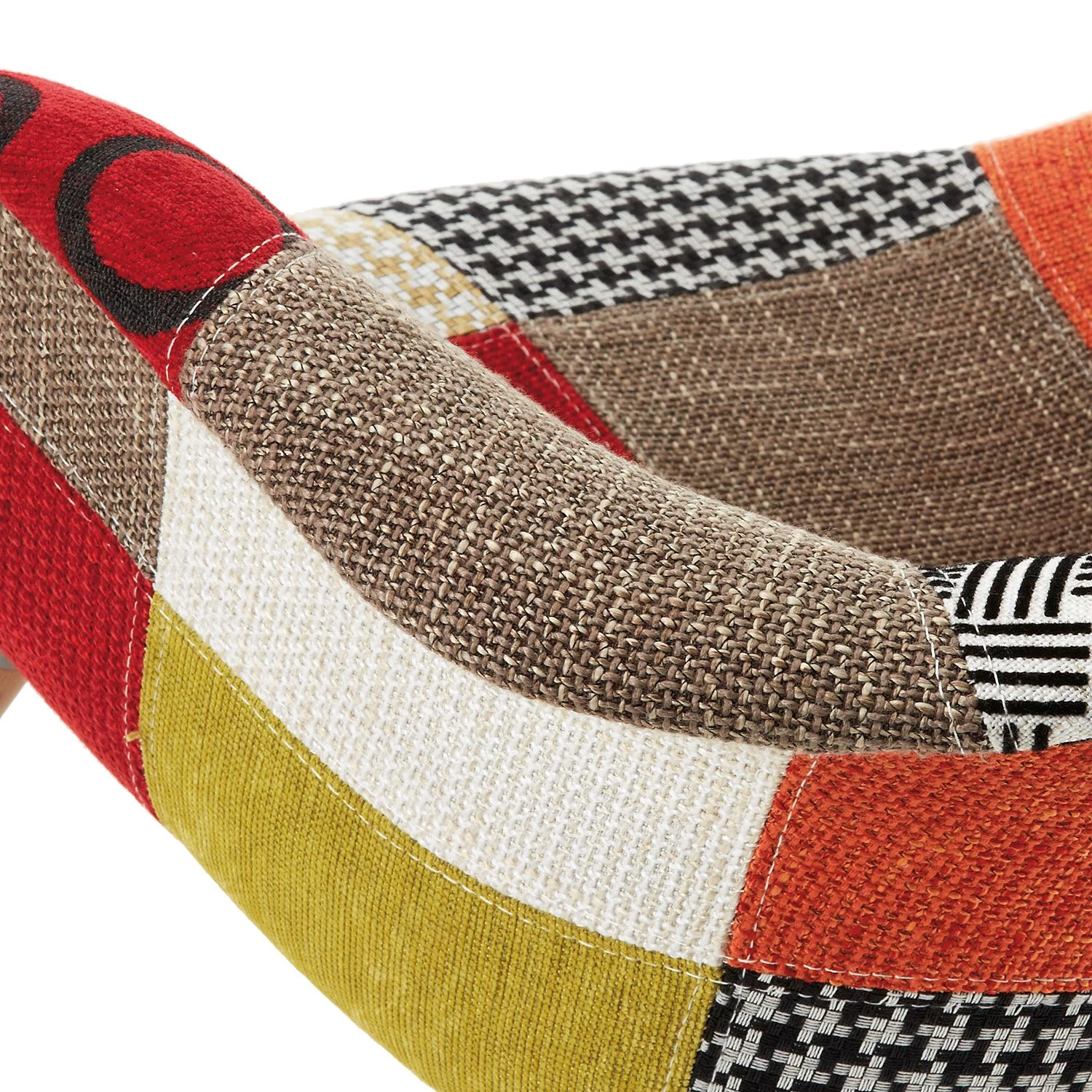 Norrwood Chaises à accoudoirs Daruvar (lot de 2) - Tissu Patchwork / Hêtre massif 6 Norrwood Chaises à accoudoirs Daruvar (lot de 2) - Tissu Patchwork / Hêtre massif – Image 4