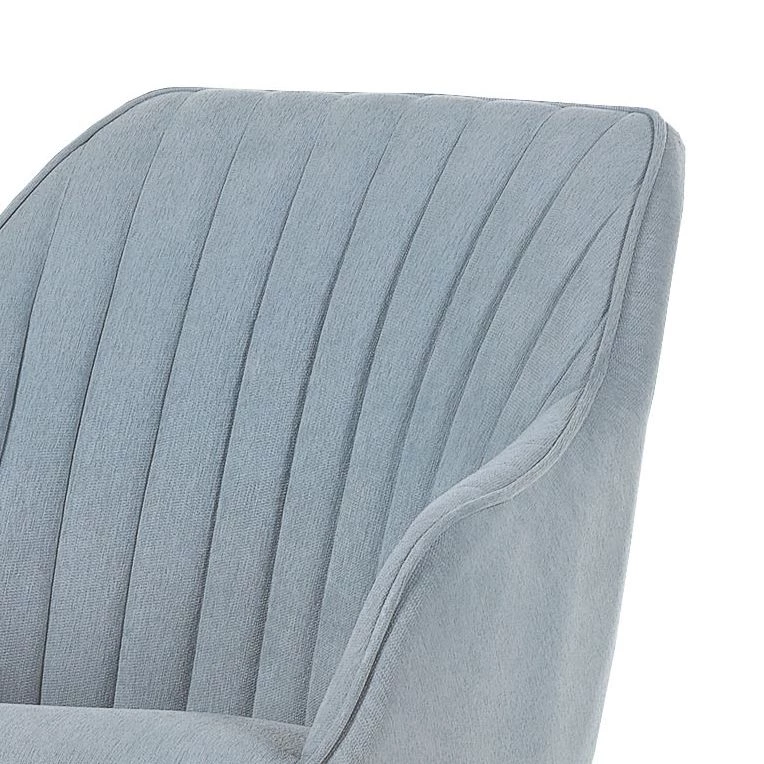 Mørteens Chaise à accoudoirs Ermelo I - rotatif - Tissu / Chêne massif - Bleu clair - 1 set 12 Mørteens Chaise à accoudoirs Ermelo I - rotatif - Tissu / Chêne massif - Bleu clair - 1 set – Image 10