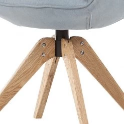 Mørteens Chaise à accoudoirs Ermelo I - rotatif - Tissu / Chêne massif - Bleu clair - 1 set 22 Mørteens Chaise à accoudoirs Ermelo I - rotatif - Tissu / Chêne massif - Bleu clair - 1 set -Chaises Soldes 2022 armlehnenstuhl ermelo webstoff eiche massiv hellblau 4026164