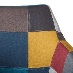 Mørteens Chaise à accoudoirs Nicholas III - Tissu Cors: Patchwork: Multicolore -Chaises Soldes 2022 armlehnenstuhl nicholas iii webstoff eiche massiv grau bordeaux 4207644