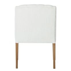 Maison Belfort Chaise à accoudoirs Austin - Tissu Kyra: Blanc -Chaises Soldes 2022 armlehnstuhl austin webstoff weiss 312960