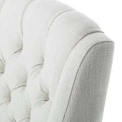 Maison Belfort Chaise à accoudoirs Austin - Tissu Kyra: Blanc -Chaises Soldes 2022 armlehnstuhl austin webstoff weiss 312961