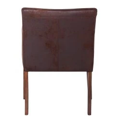 Maison Belfort Chaise à accoudoirs Lincoln II - Marron -Chaises Soldes 2022 armlehnstuhl lincoln kunstleder braun birke hellbraun 622758